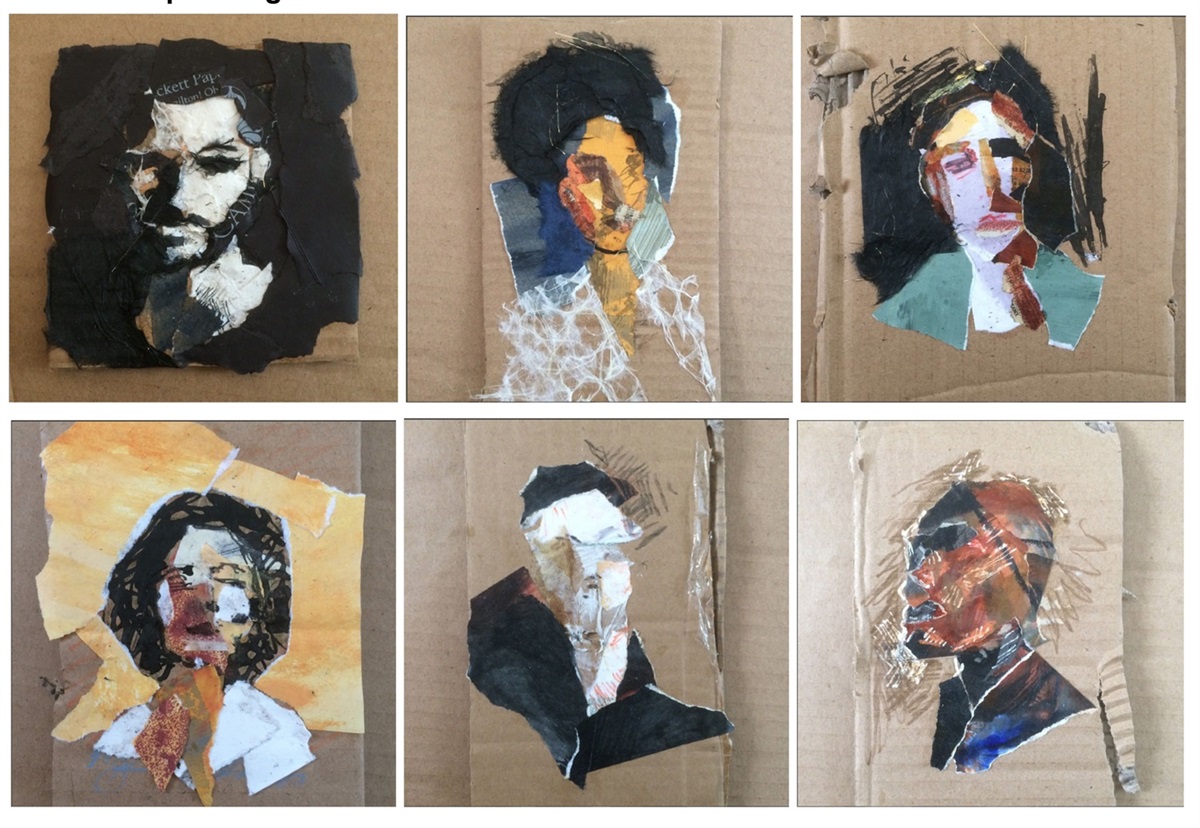 PROJECT #22 James Pearson - How to make your own portrait with collage ...